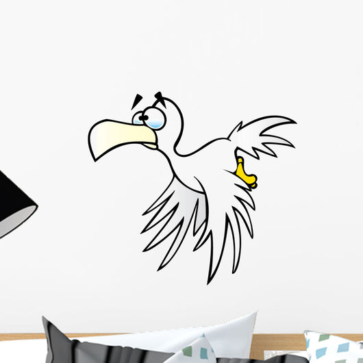 Cartoon Seagull Wall Decal