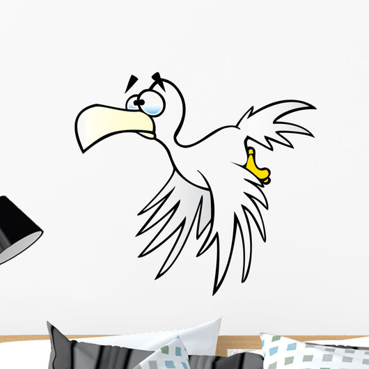 Cartoon Seagull Wall Decal
