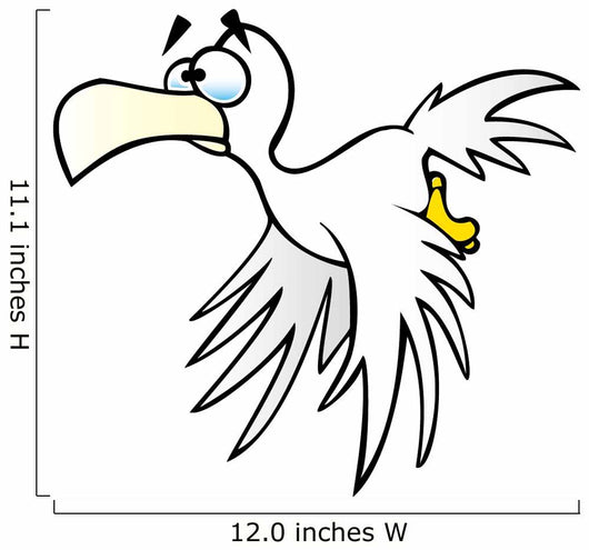 Cartoon Seagull Wall Decal