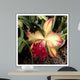 Silky Red Orchid Wall Mural