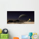 Futuristic Space Scene Inspired Wall Decal Design 2