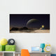 Futuristic Space Scene Inspired Wall Decal Design 2