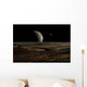 Planet and Its Moon Wall Decal