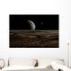 Planet and Its Moon Wall Decal