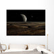 Planet and Its Moon Wall Decal