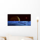Jupiter and Its Moon Wall Decal