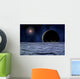 Distant Star Illuminates Extrasolar Wall Decal