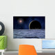 Distant Star Illuminates Extrasolar Wall Decal