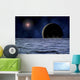 Distant Star Illuminates Extrasolar Wall Decal
