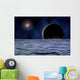 Distant Star Illuminates Extrasolar Wall Decal