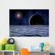 Distant Star Illuminates Extrasolar Wall Decal