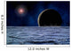Distant Star Illuminates Extrasolar Wall Decal