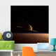 Saturn Floats above Titan Wall Decal