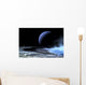 Astronaut Standing Edge Lake Wall Decal