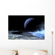 Astronaut Standing Edge Lake Wall Decal