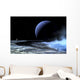 Astronaut Standing Edge Lake Wall Decal