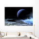 Astronaut Standing Edge Lake Wall Decal