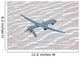Mq-1 Predator Flies over Wall Decal Design 1