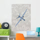 Mq-9 Reaper Flies Training Wall Decal