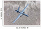 Mq-9 Reaper Flies Training Wall Decal Design 3