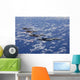 Four F-15 Eagles Fly Wall Decal