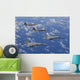 Two F-15 Eagles and Wall Decal