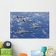Two F-15 Eagles and Wall Decal