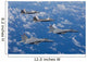 Two F-15 Eagles and Wall Decal