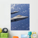 Two F-22 Raptors Fly Wall Decal