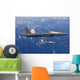 Two F-22 Raptors Fly Wall Decal Design 2