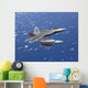 Two F-22 Raptors Maneuver Wall Decal Design 2