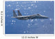 F-15 Eagle Flies over Wall Decal Design 2