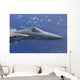 F-15 Eagle Flies over Wall Decal Design 1