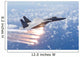 F-15 Eagle Releases Flares Wall Decal
