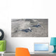 Two F-22 Raptors Fly Wall Decal Design 1