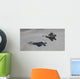 Two F-22 Raptors Training Wall Decal Design 2