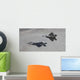 Two F-22 Raptors Training Wall Decal Design 2