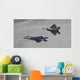 Two F-22 Raptors Training Wall Decal Design 2
