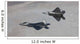 Two F-22 Raptors Training Wall Decal Design 2