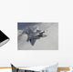 Two F-22 Raptors Maneuver Wall Decal Design 1