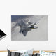 Two F-22 Raptors Maneuver Wall Decal Design 1