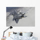 Two F-22 Raptors Maneuver Wall Decal Design 1