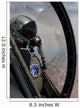 F-16 Pilot Checks Position Wall Decal
