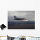 F-16 Fighting Falcon Fires Wall Decal Design 1