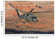 Hh-60g Pave Hawk Flies Wall Decal Design 3