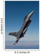 F-16 Fighting Falcon Maneuvers Wall Decal Design 1