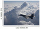F-15 Eagle Fires Aim-9x Wall Decal