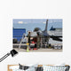 Maintenance Personnel Work F-16 Wall Decal