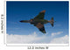 Qf-4e Aircraft Flies over Wall Decal Design 2