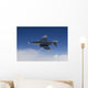 Qf-4e Aircraft Flies over Wall Decal Design 1